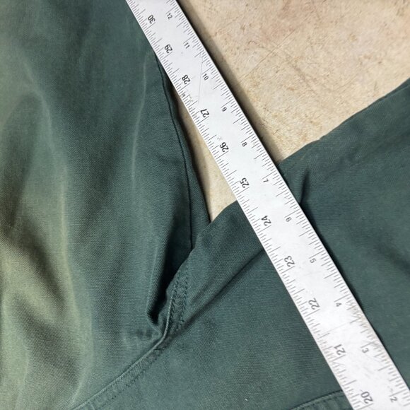 Vintage FLUID Int Chore Jacket Mens XL Green Sun Faded Barn Coat 90s - Picture 5 of 8